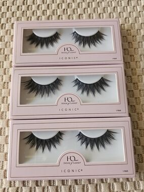 House of Lashes Iconic False Eyelashes – Black (Set of 3)